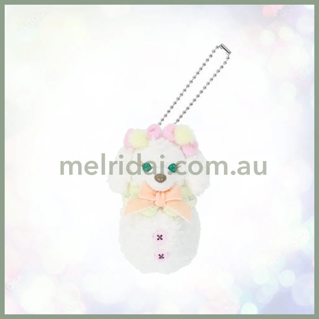 DISNEY | Tokyo Disney Sea CookieAnn Snowman Mascot Holder Plush Keychain (Duffy and Friends Winter 2025)
