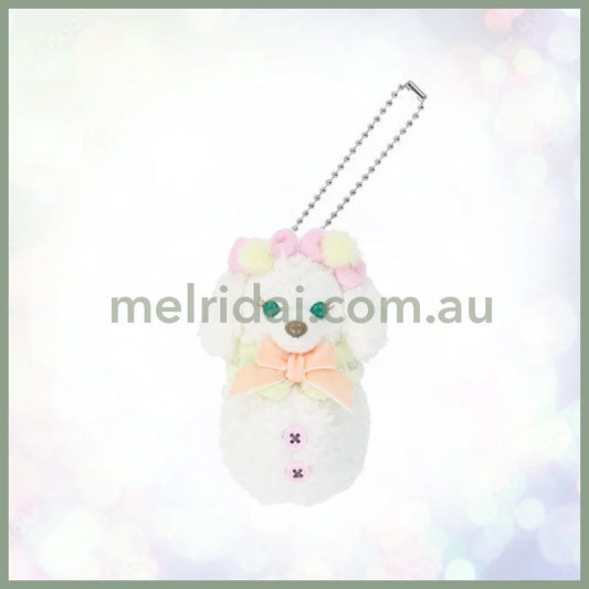 DISNEY | Tokyo Disney Sea CookieAnn Snowman Mascot Holder Plush Keychain (Duffy and Friends Winter 2025)