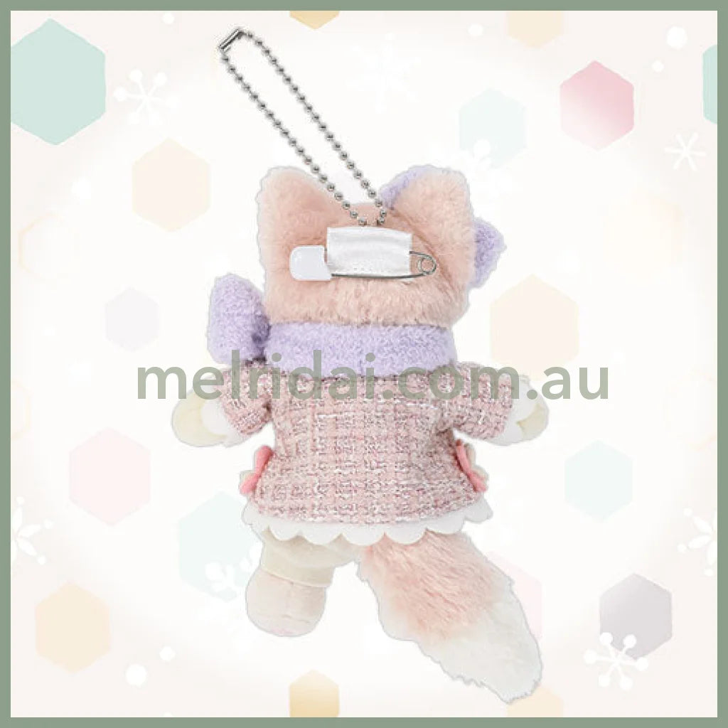 DISNEY | Tokyo Disney Sea LinaBell Mascot Holder Plush Keychain with Badge (Duffy and Friends Winter 2025)