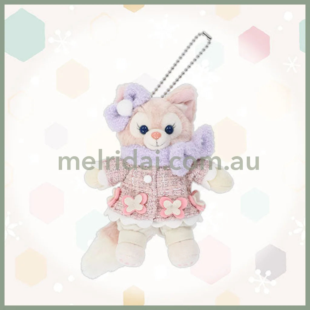 DISNEY | Tokyo Disney Sea LinaBell Mascot Holder Plush Keychain with Badge (Duffy and Friends Winter 2025)