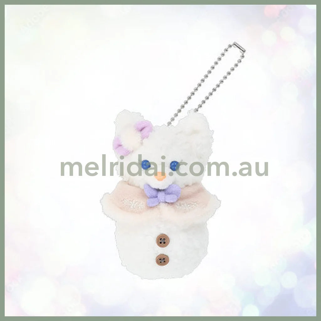 DISNEY | Tokyo Disney Sea LinaBell Snowman Mascot Holder Plush Keychain (Duffy and Friends Winter 2025)