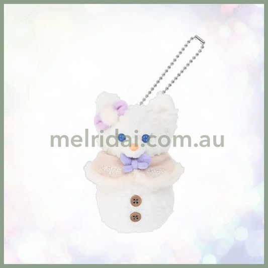 DISNEY | Tokyo Disney Sea LinaBell Snowman Mascot Holder Plush Keychain (Duffy and Friends Winter 2025)