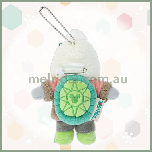 DISNEY | Tokyo Disney Sea OluMel Mascot Holder Plush Keychain with Badge (Duffy and Friends Winter 2025)