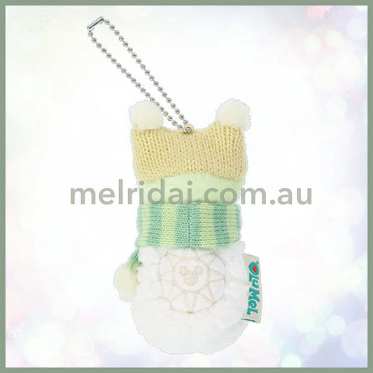 DISNEY | Tokyo Disney Sea OluMel Snowman Mascot Holder Plush Keychain (Duffy and Friends Winter 2025)