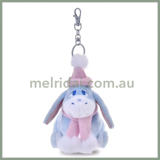 DISNEY | Tokyo Disney Store Eeyore Plush Keychain Bag Charm Mascot 140×130×80mm (Winter Shiny Color)
