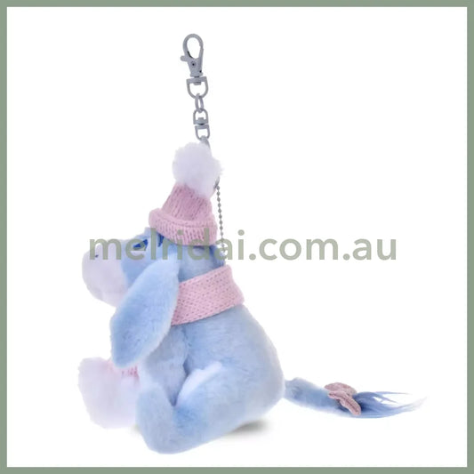 DISNEY | Tokyo Disney Store Eeyore Plush Keychain Bag Charm Mascot 140×130×80mm (Winter Shiny Color)