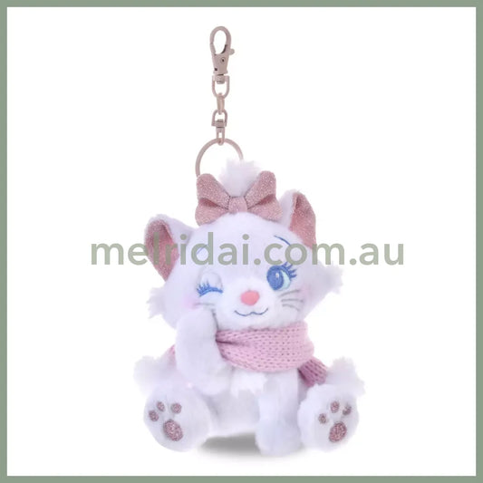 DISNEY | Tokyo Disney Store Marie Cat Plush Keychain Bag Charm Mascot 160×115×125mm (Winter Shiny Color)