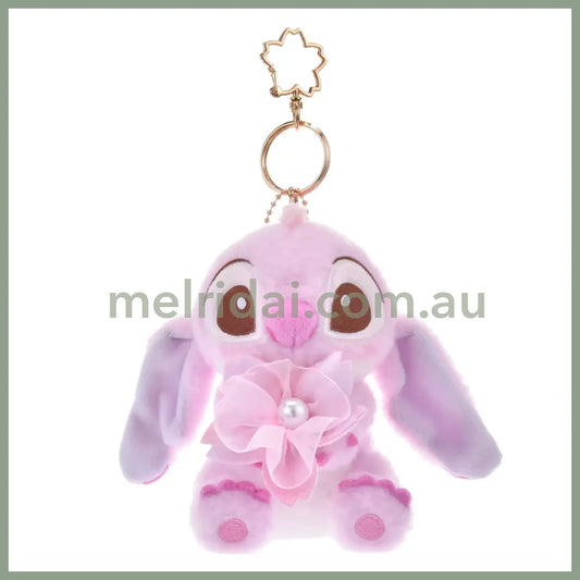 Disney | Tokyo Disney Store Stitch Plush Keychain Mascot Holder 12.5×12×12Cm (Sakura 2025)
