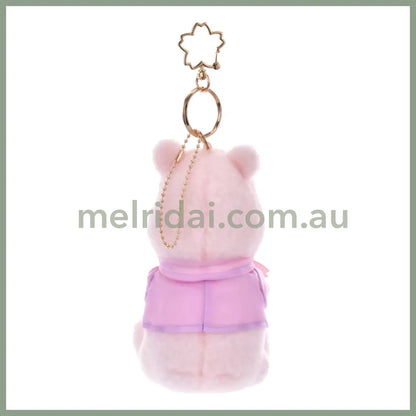Disney | Tokyo Disney Store Winnie The Pooh Plush Keychain Mascot Holder 15×7.5×10Cm (Sakura 2025)