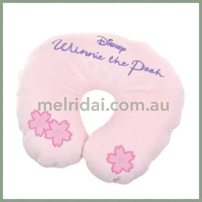 Disney | Tokyo Disney Store Winnie The Pooh Plush Toy 2Way Neck Pillow 31.5×25×21.5Cm (Sakura 2025)