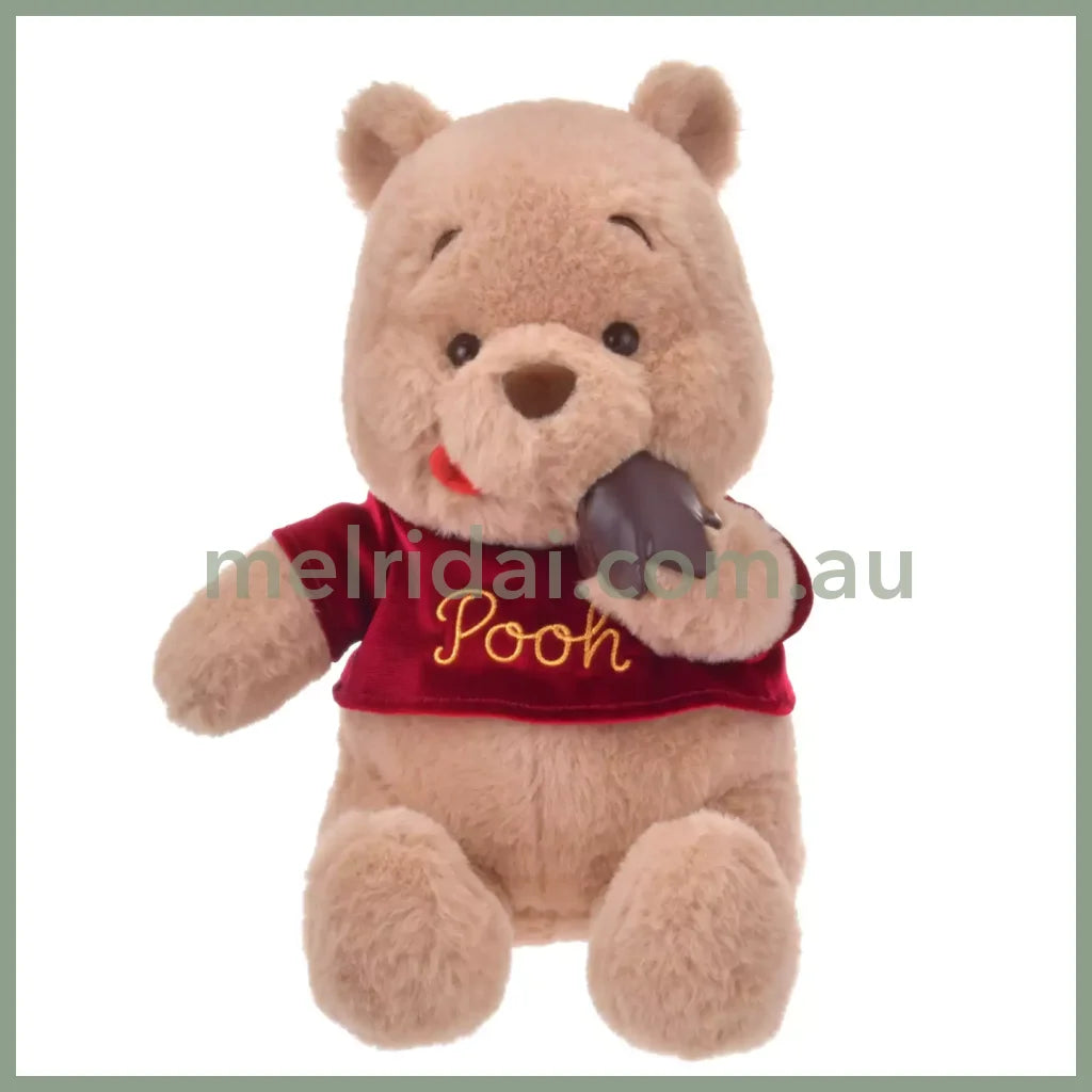 Disney | Tokyo Disney Store Winnie The Pooh Plush Toy 33.5×25×25Cm (Chocolate Valentine 2025)