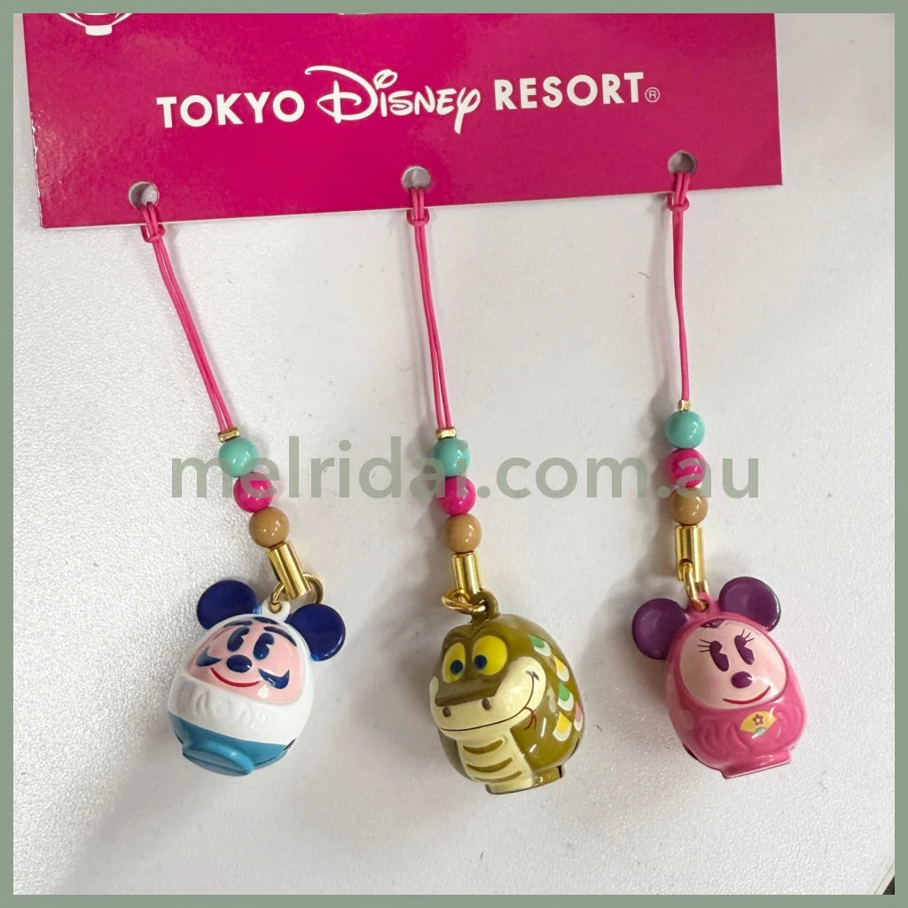 Disney | Tokyodisneyland Minnie Mouse & Mickey Phone Charm Bell Set (Dharma)