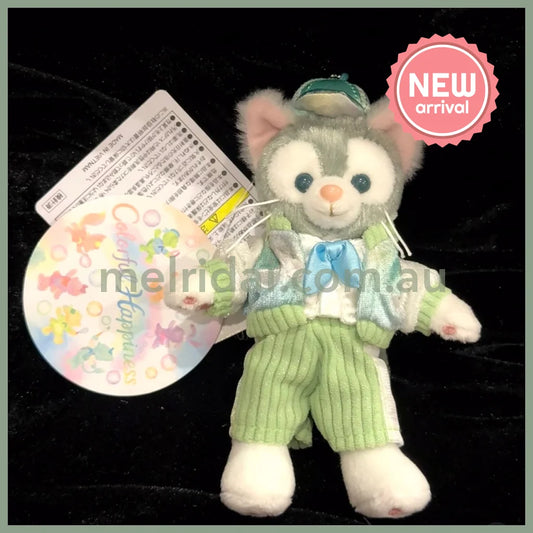 DISNEY | TokyoDisneySea Duffy and Friends GelaToni Mascot Holder Plush Keychain with Badge (20th Anniversary - Colorful