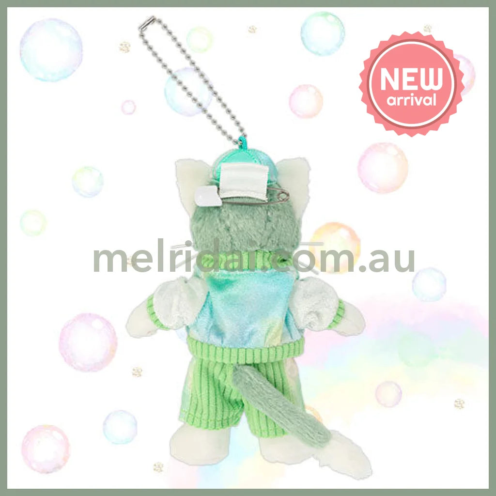 DISNEY | TokyoDisneySea Duffy and Friends GelaToni Mascot Holder Plush Keychain with Badge (20th Anniversary - Colorful
