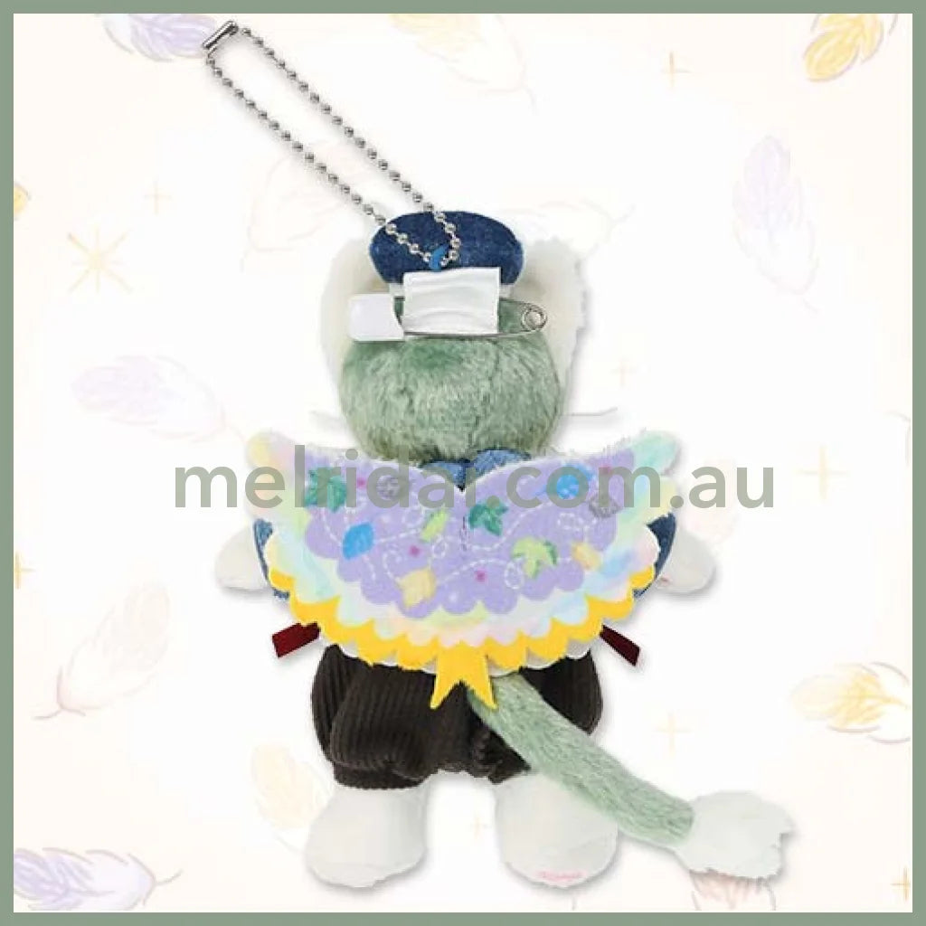 DISNEY | TokyoDisneySea Duffy and Friends GelaToni Mascot Holder Plush Keychain with Badge (Wishing Wings)