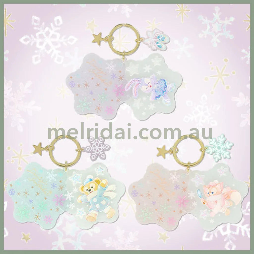 Disney | Tokyodisneysea Duffy And Friends Keychain Set (Dancing Snow Flakes)