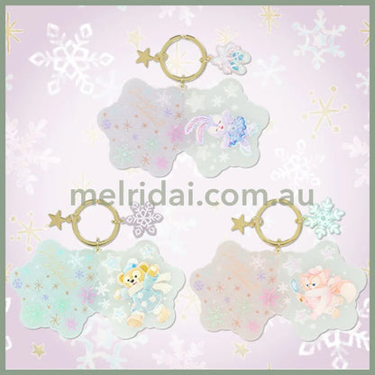Disney | Tokyodisneysea Duffy And Friends Keychain Set (Dancing Snow Flakes)