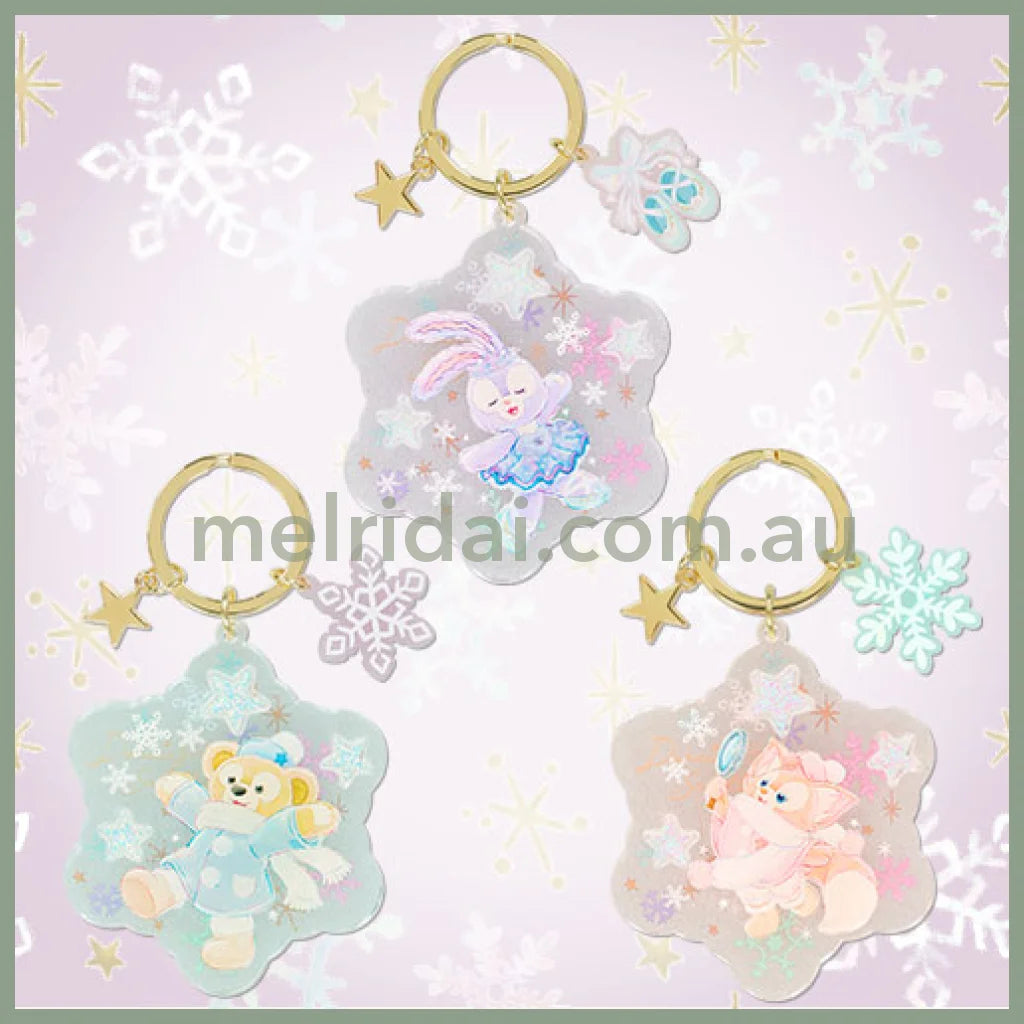 Disney | Tokyodisneysea Duffy And Friends Keychain Set (Dancing Snow Flakes)