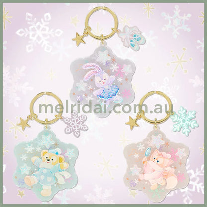 Disney | Tokyodisneysea Duffy And Friends Keychain Set (Dancing Snow Flakes)