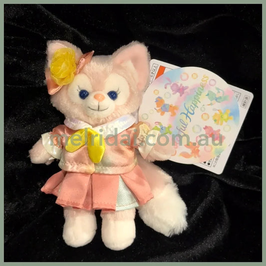 DISNEY | TokyoDisneySea Duffy and Friends LinaBell Mascot Holder Plush Keychain with Badge (20th Anniversary - Colorful