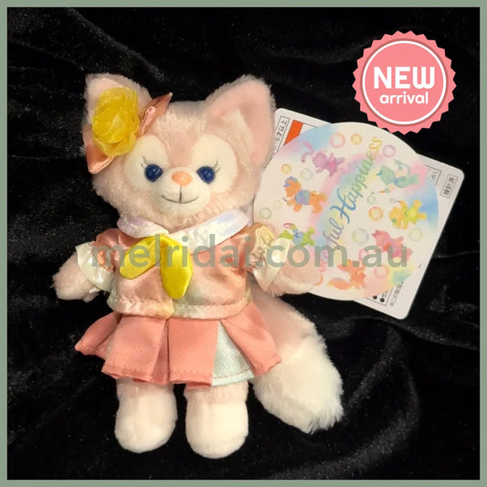 DISNEY | TokyoDisneySea Duffy and Friends LinaBell Mascot Holder Plush Keychain with Badge (20th Anniversary - Colorful