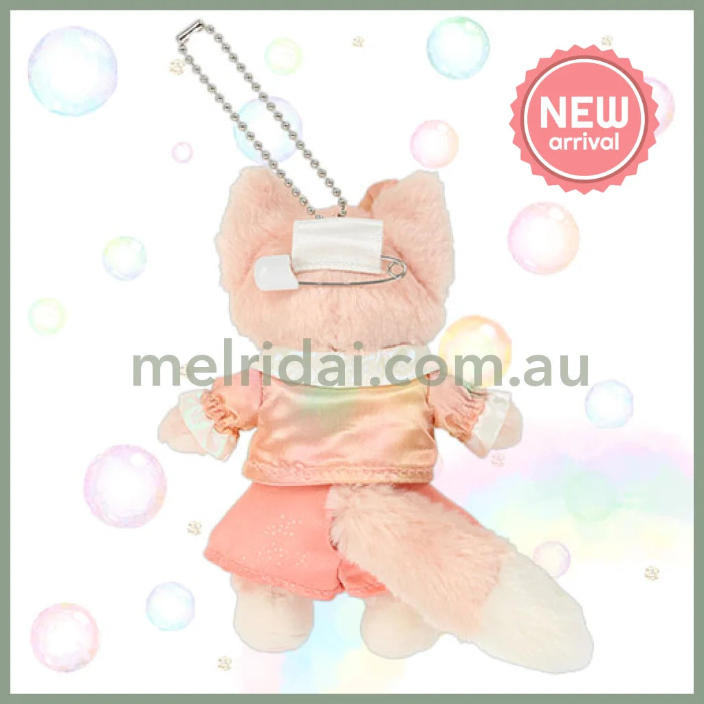 DISNEY | TokyoDisneySea Duffy and Friends LinaBell Mascot Holder Plush Keychain with Badge (20th Anniversary - Colorful