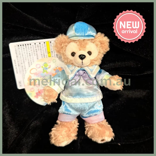 DISNEY | TokyoDisneySea Duffy and Friends Duffy Mascot Holder Plush Keychain with Badge (20th Anniversary - Colorful