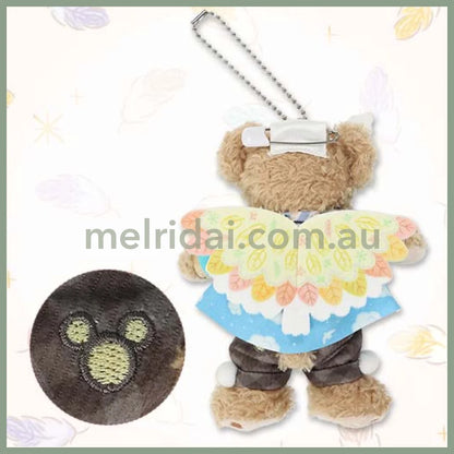DISNEY | TokyoDisneySea Duffy and Friends Duffy Mascot Holder Plush Keychain with Badge (Wishing Wings)