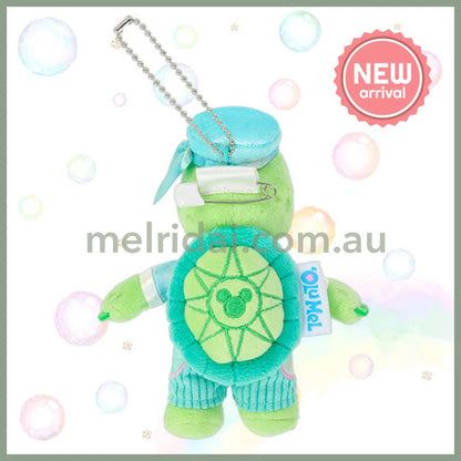 DISNEY | TokyoDisneySea Duffy and Friends OluMel Mascot Holder Plush Keychain with Badge (20th Anniversary - Colorful
