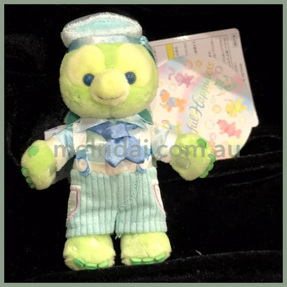 DISNEY | TokyoDisneySea Duffy and Friends OluMel Mascot Holder Plush Keychain with Badge (20th Anniversary - Colorful