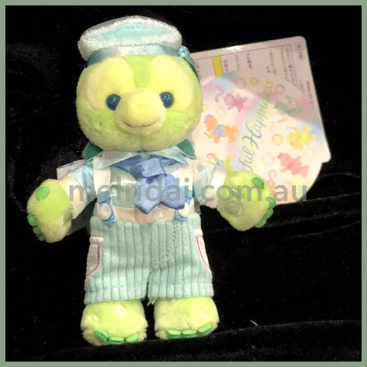 DISNEY | TokyoDisneySea Duffy and Friends OluMel Mascot Holder Plush Keychain with Badge (20th Anniversary - Colorful