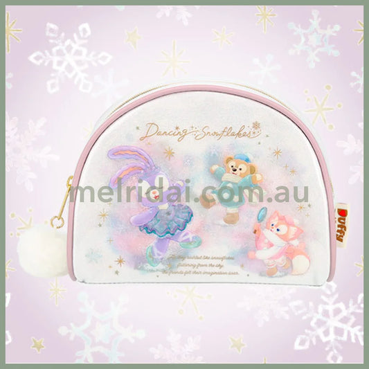 Disney | Tokyodisneysea Duffy And Friends Pouch (Dancing Snow Flakes)
