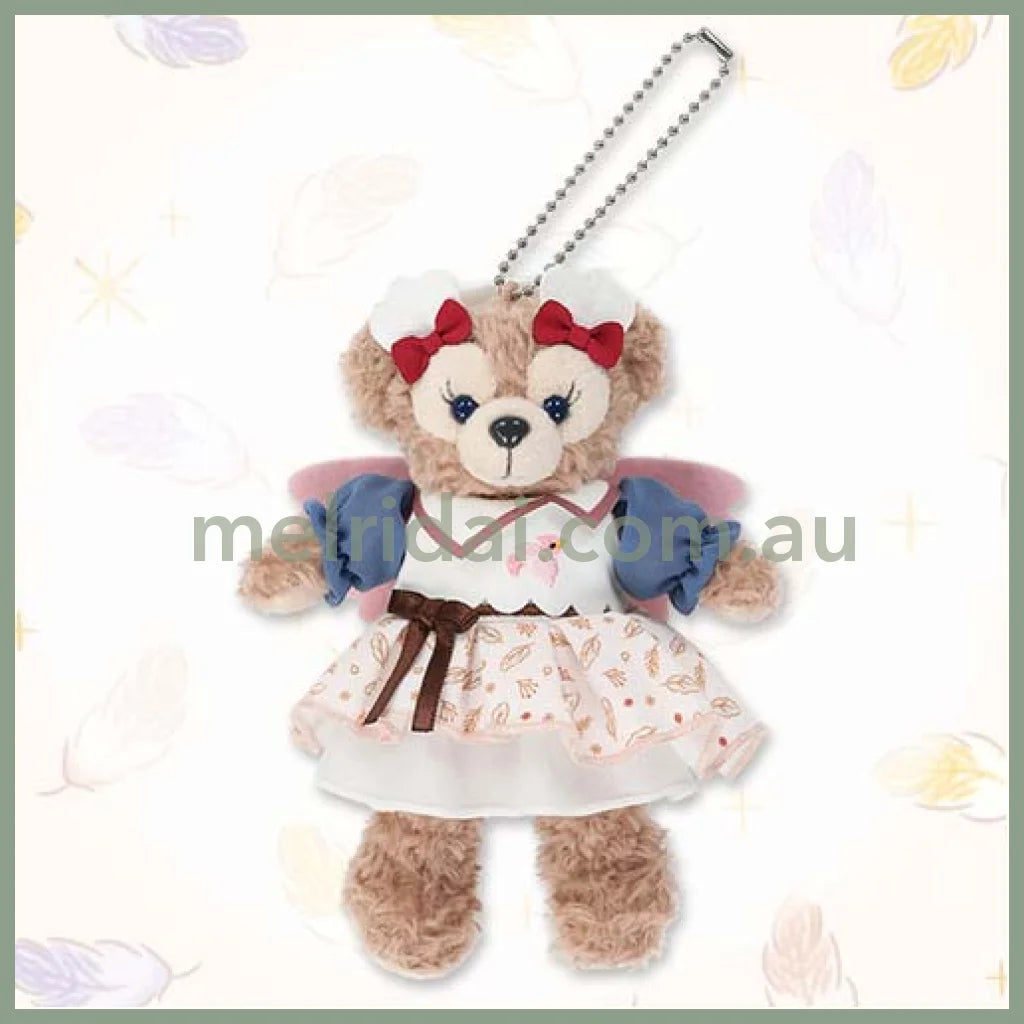 DISNEY | TokyoDisneySea Duffy and Friends ShellieMay Mascot Holder Plush Keychain with Badge (Wishing Wings)