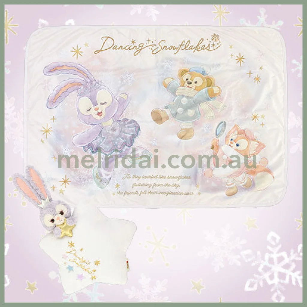 Disney | Tokyodisneysea Duffy And Friends Stellalou Cushion & Blanket (Dancing Snow Flakes)