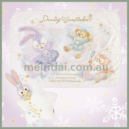 Disney | Tokyodisneysea Duffy And Friends Stellalou Cushion & Blanket (Dancing Snow Flakes)