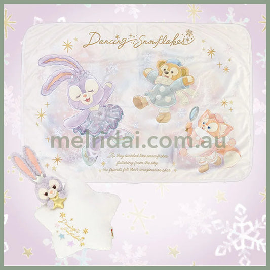 Disney | Tokyodisneysea Duffy And Friends Stellalou Cushion & Blanket (Dancing Snow Flakes)