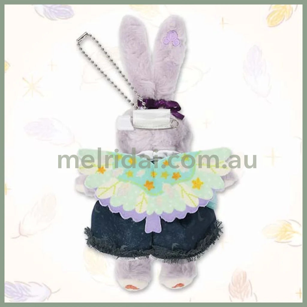DISNEY | TokyoDisneySea Duffy and Friends StellaLou Mascot Holder Plush Keychain with Badge (Wishing Wings)