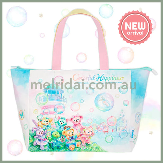 DISNEY | TokyoDisneySea Duffy and Friends Tote Bag with Display (20th Anniversary - Colorful Happiness)