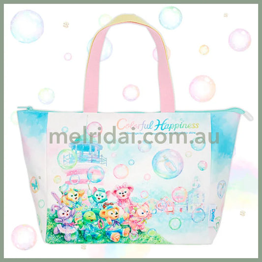 DISNEY | TokyoDisneySea Duffy and Friends Tote Bag with Display (20th Anniversary - Colorful Happiness)