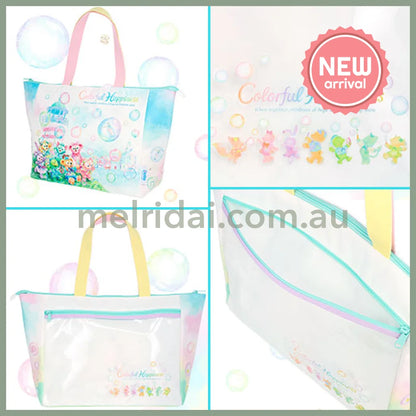 DISNEY | TokyoDisneySea Duffy and Friends Tote Bag with Display (20th Anniversary - Colorful Happiness)