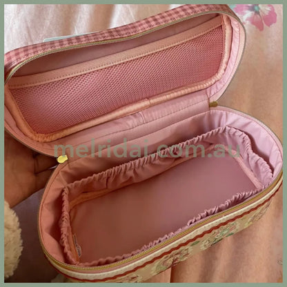 Disney | Tokyodisneysea Heartfelt Strawberry Gift Cosmetic Pouch Bag 东京迪士尼 情人节草莓限定 手提化妆包