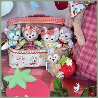 Disney | Tokyodisneysea Heartfelt Strawberry Gift Cosmetic Pouch Bag 东京迪士尼 情人节草莓限定 手提化妆包