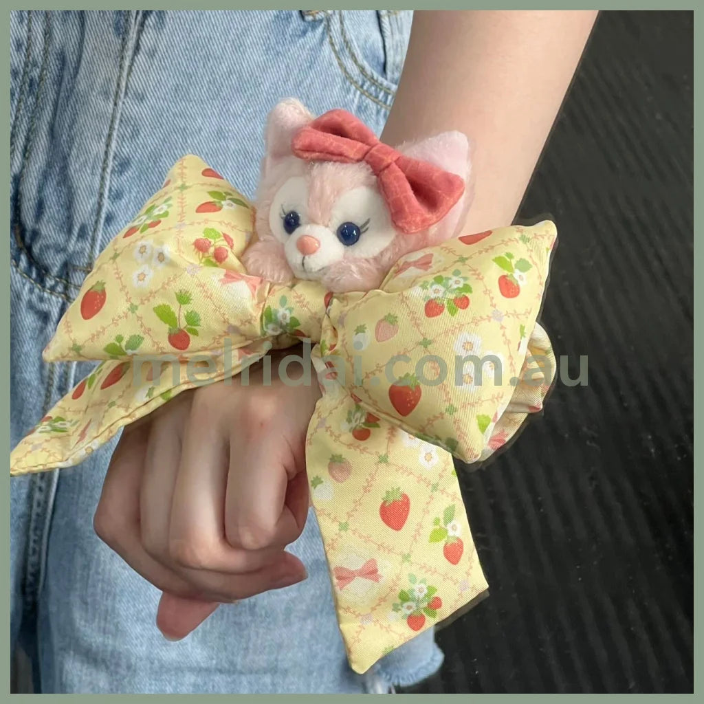 Disney | Tokyodisneysea Heartfelt Strawberry Gift Linabell Ribbon Scrunchie 东京迪士尼