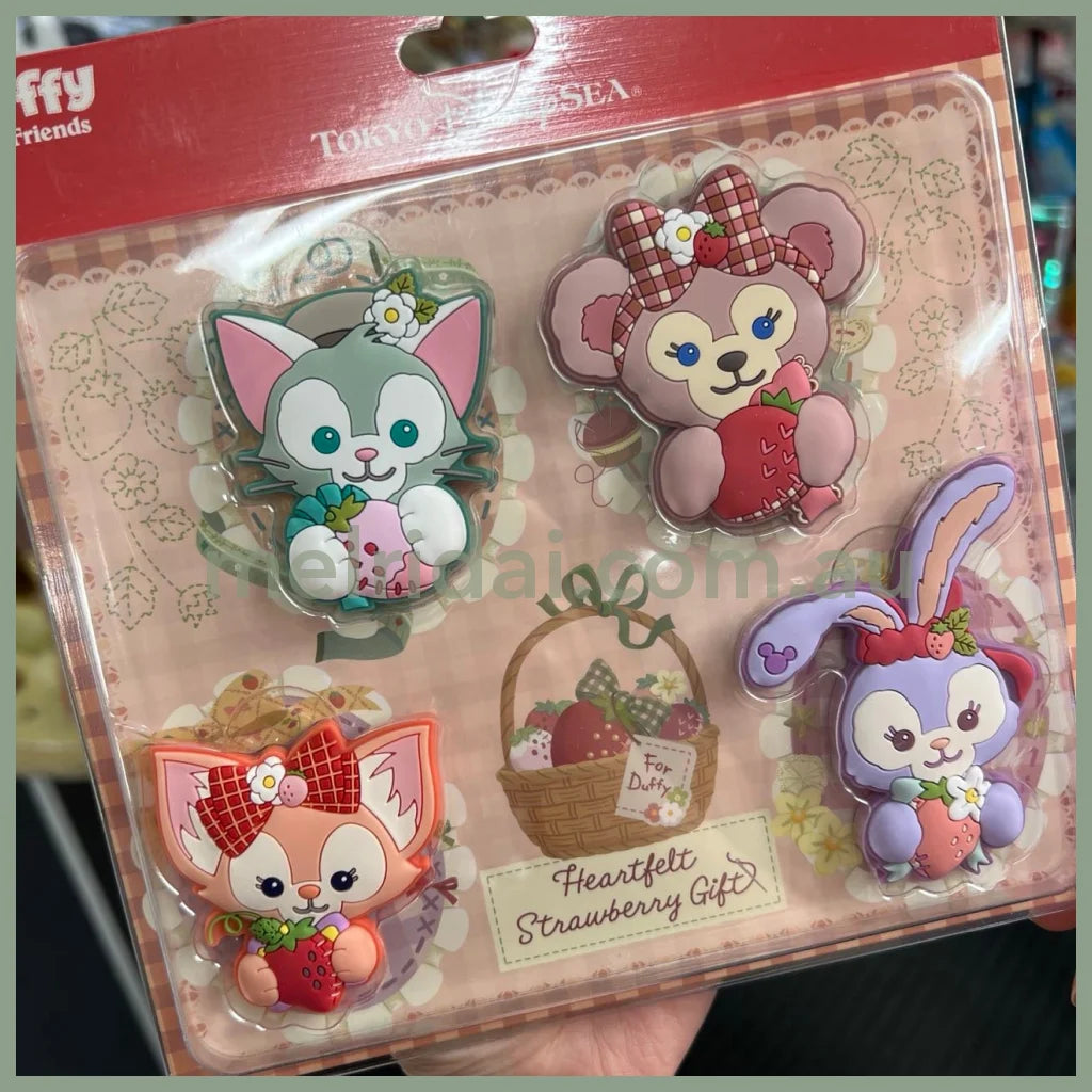 Disney | Tokyodisneysea Heartfelt Strawberry Gift Magnet Set 东京迪士尼 情人节草莓限定 冰箱贴/磁铁/磁吸套装