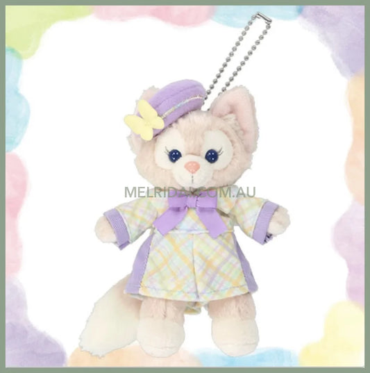 DISNEY | TokyoDisneySea LinaBell and Friends Duffy Mascot Holder Plush Keychain with Badge (Heartfelt Letters of