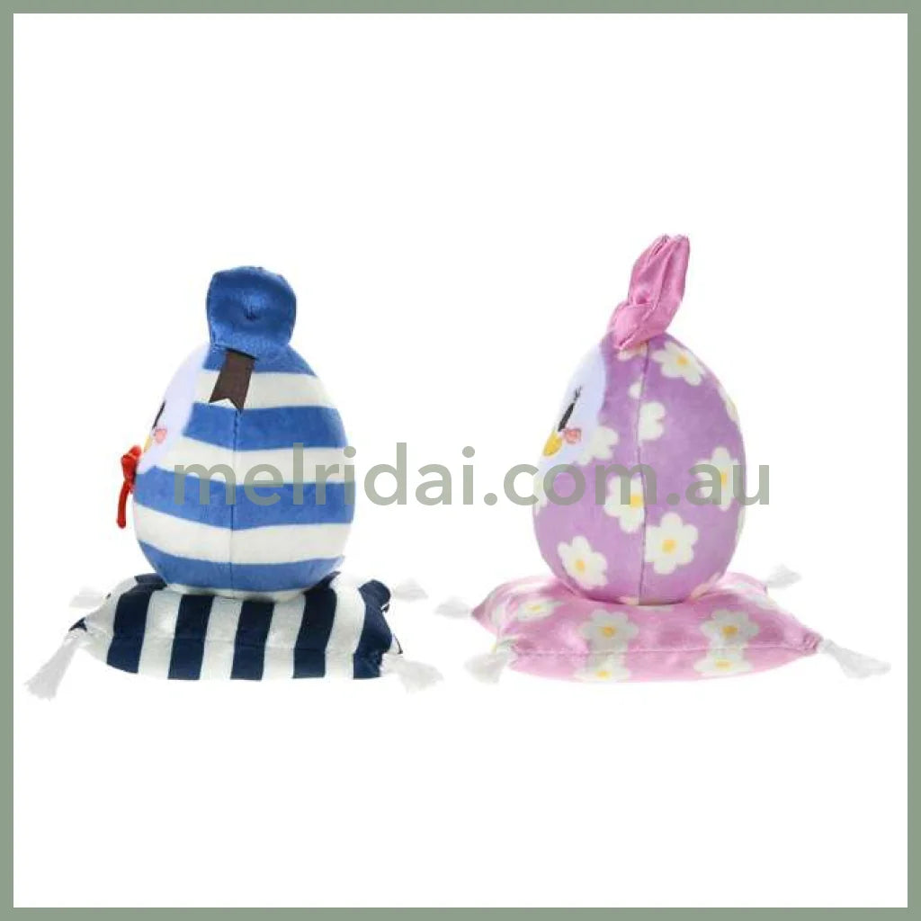 Disney | Tokyodisneystore Donald & Daisy Duck Plush Doll H9.5×W9×D9Cm (New Year 2025 - Daruma)
