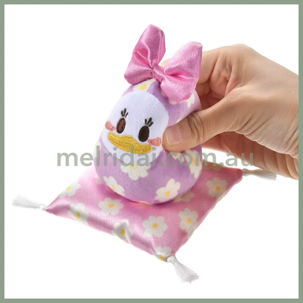 Disney | Tokyodisneystore Donald & Daisy Duck Plush Doll H9.5×W9×D9Cm (New Year 2025 - Daruma)