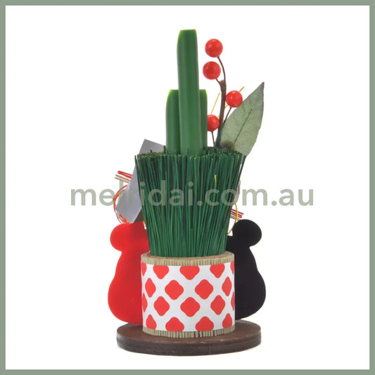 Disney | Tokyodisneystore Mickey Mouse And Minnie Kadomatsu (New Year 2025 - Daruma)