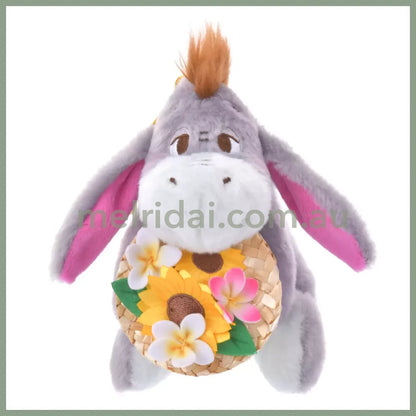 Disney | Tokyodisneystore Winnie The Pooh Eeyore Plush Keychain 17×11.5×12Cm (Straw Hat)