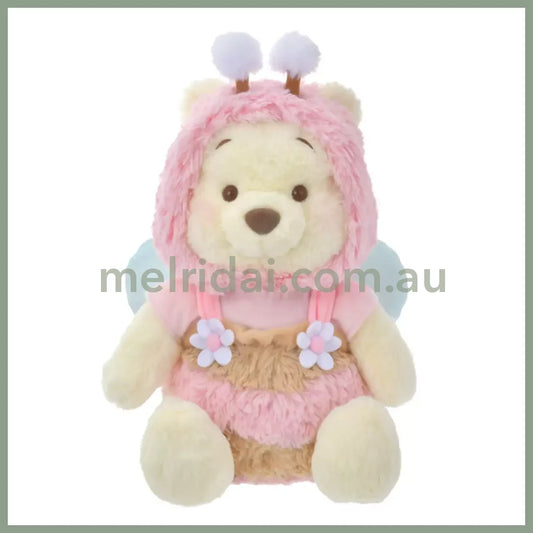 Disney | Tokyodisneystore Winnie The Pooh Fluffy Plush Doll M Pink 2024 Limited 39×28×22Cm (Honey